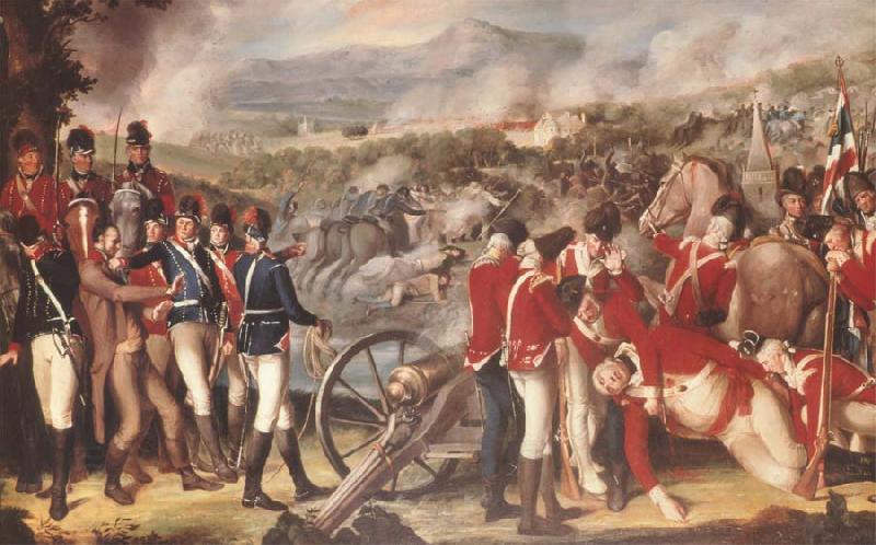 Thomas Pakenham The Battle of Ballynahinch on 13 June by Thomas Robinson,the most detailed and authentic picture of a battle painted in 1798 China oil painting art